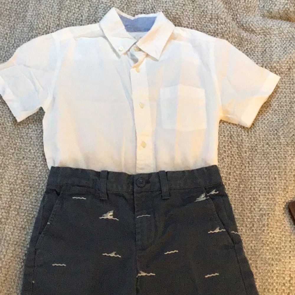 Crew cuts boys shorts and shirt